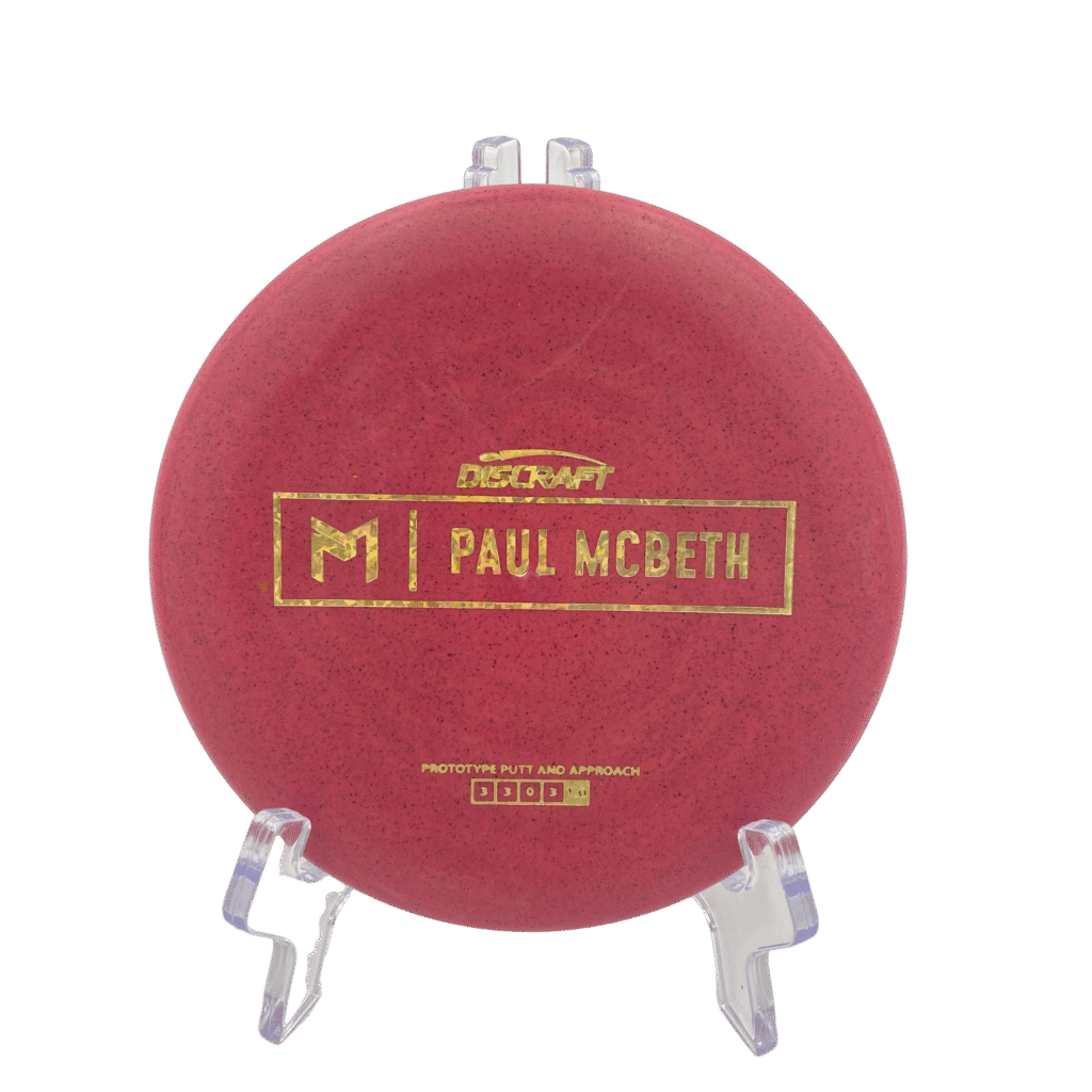 Discraft Mini Luna in purple plastic - Paul McBeth prototype disc.