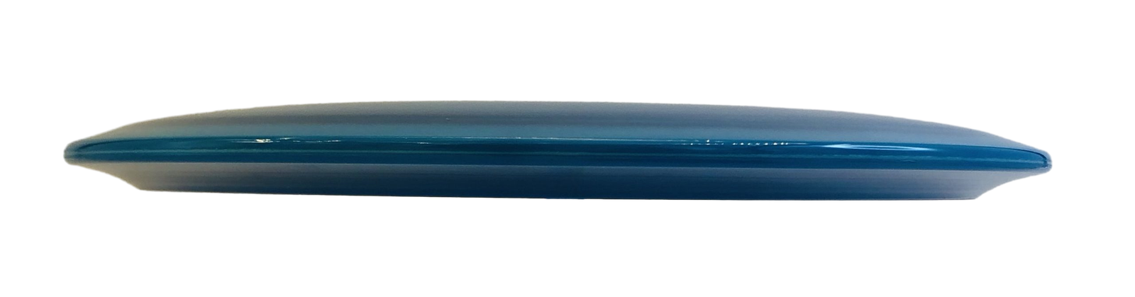 Side profile view of Climo Disc Golf Prototype Streak disc