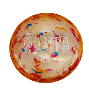 Discraft Malita in Jawbreaker Z FLX plastic - 6x Paul McBeth Edition in bright orange.