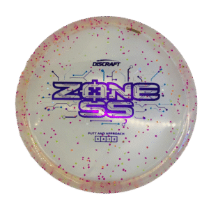 Discraft Confetti Z Zone SS in transparent plastic.