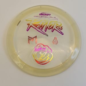 Cryztal FLX Raptor - Barela & McBeth Misprint Red, Discraft, disc golf, fairway driver, overstable
