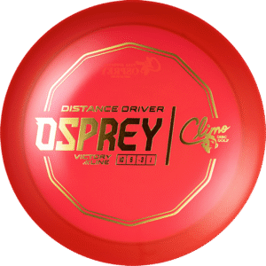 Climo Osprey, victory line, disc golf disc, driver, understable