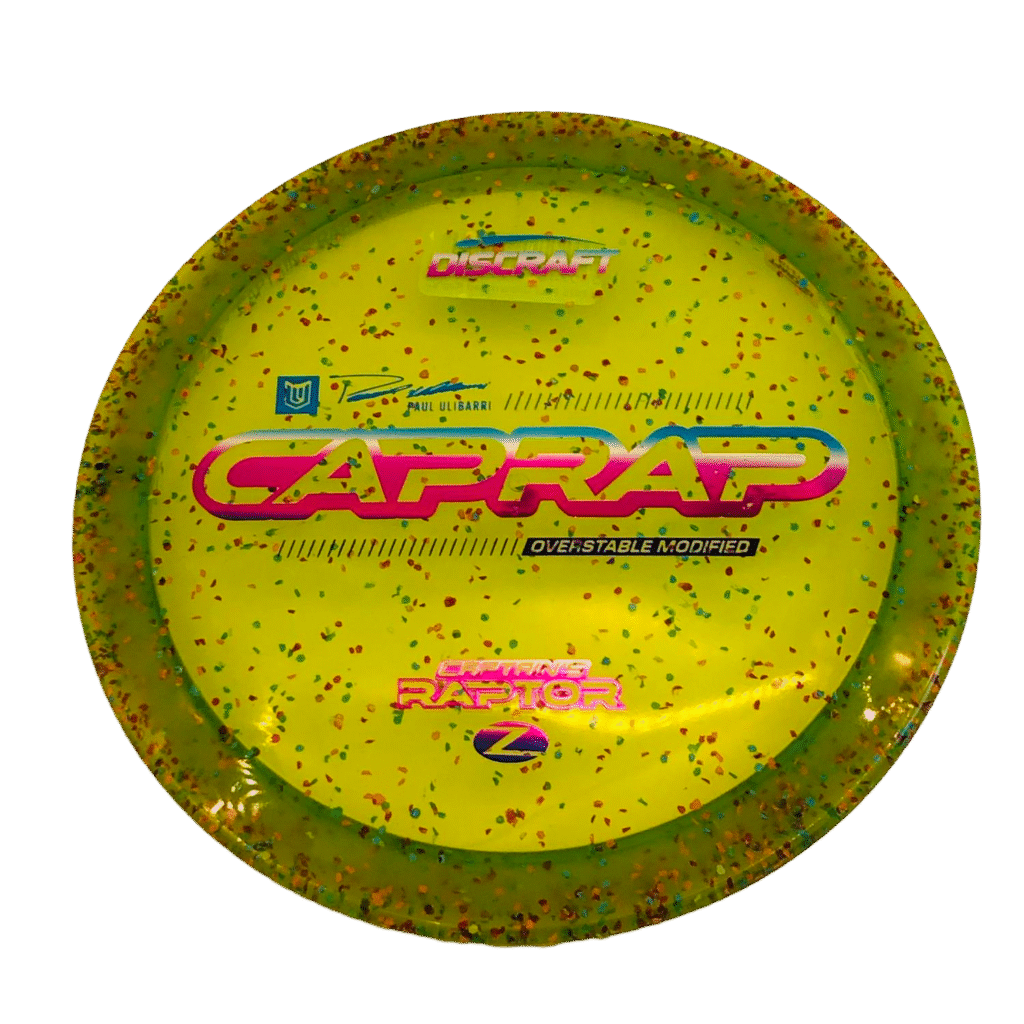 Discraft z Confetti Captain's Raptor 2026 Disc Golf Disc Green