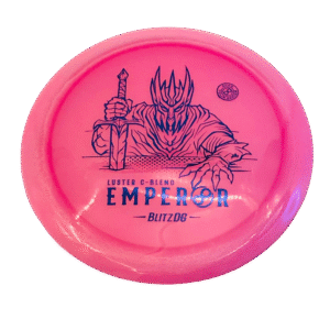 Infinite Discs Luster C-blend Emperor - BlitzDG 2026 Tour Series - Disc Golf Disc Pink