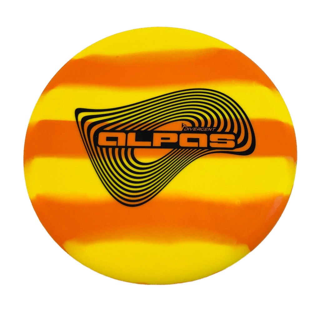 Divergent Discs Alpas Disc Golf Disc Yellow-orange, putter, understable