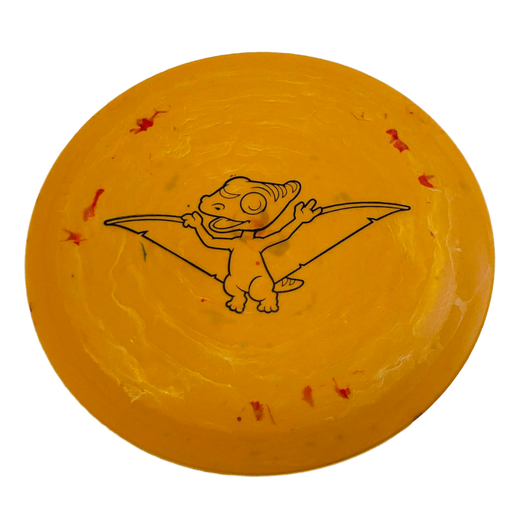 Dino Discs Egg Shell Pterodactylus Kids Disc Golf Disc Orange