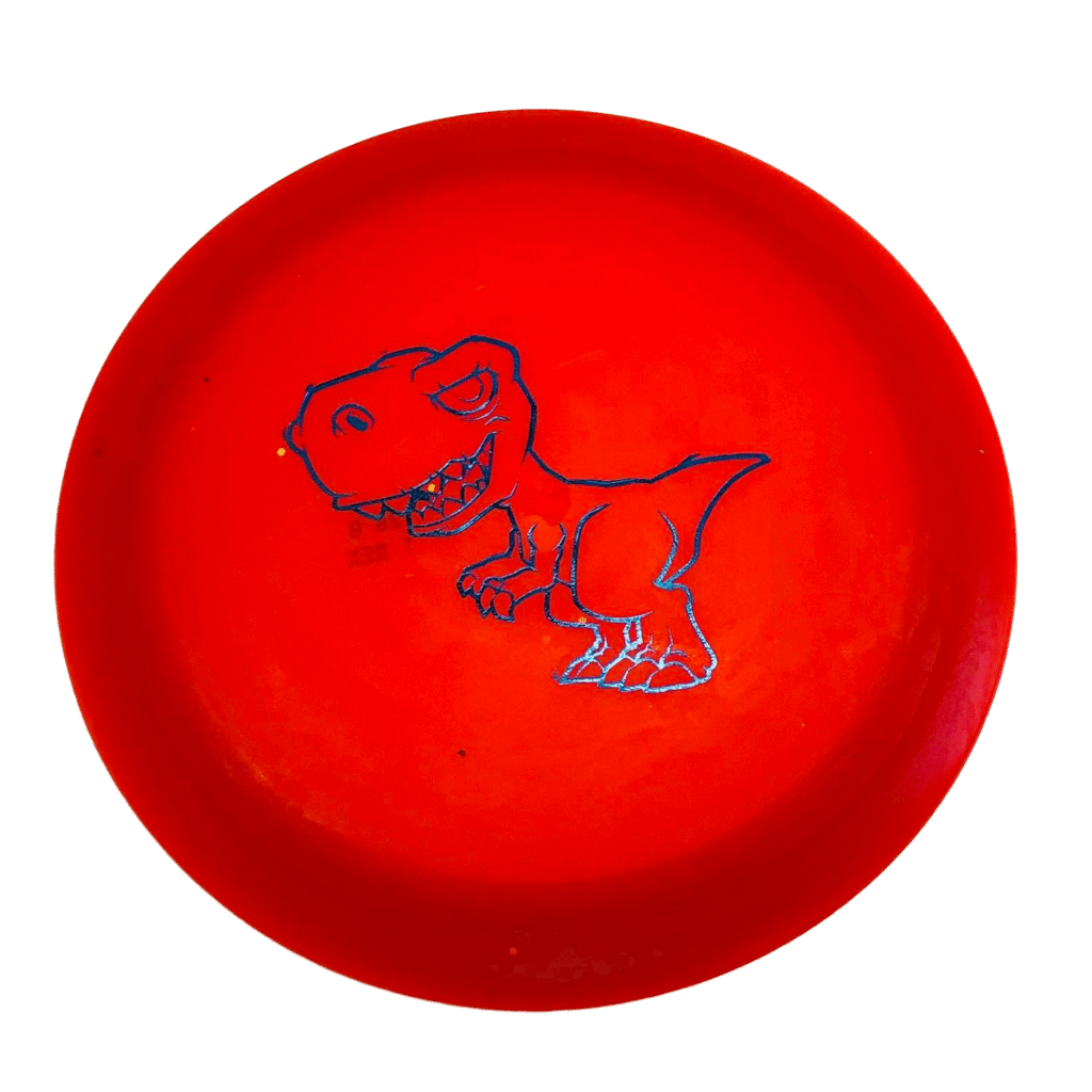 Dino Discs Tyrannosaurus Rex Red, Kids Disc Golf Disc