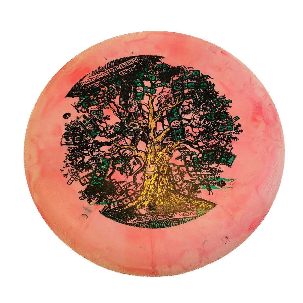 Discraft CT Crazy Tuff Swirl Luna - Misprint Pink. Disc golf disc, putter, stable.