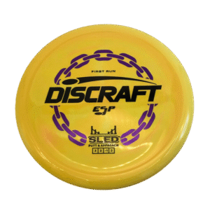 Discraft ESP Sled - First Run - Disc Golf Disc Yellow