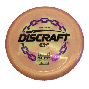 Discraft ESP Sled - First Run - Disc Golf Disc Orange-yellow
