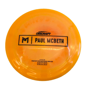 Discraft Swirl ESP Ares (Zeus 2.0) – Paul McBeth Prototype Yellow-orange
