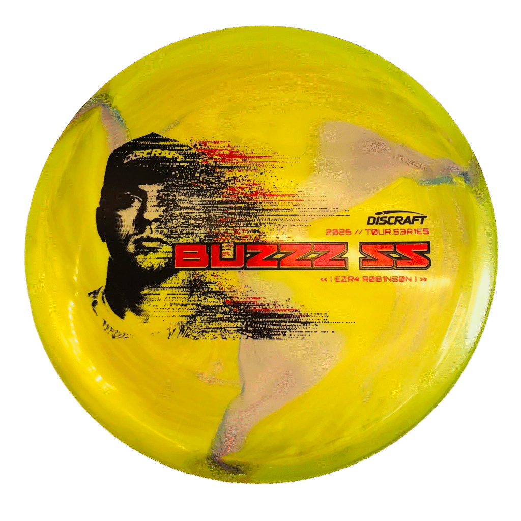 Titanium Big Z Ti Swirl Buzzz SS – Ezra Robinson 2026 Tour Series light green, discraft disc golf, midrange, stable to understable