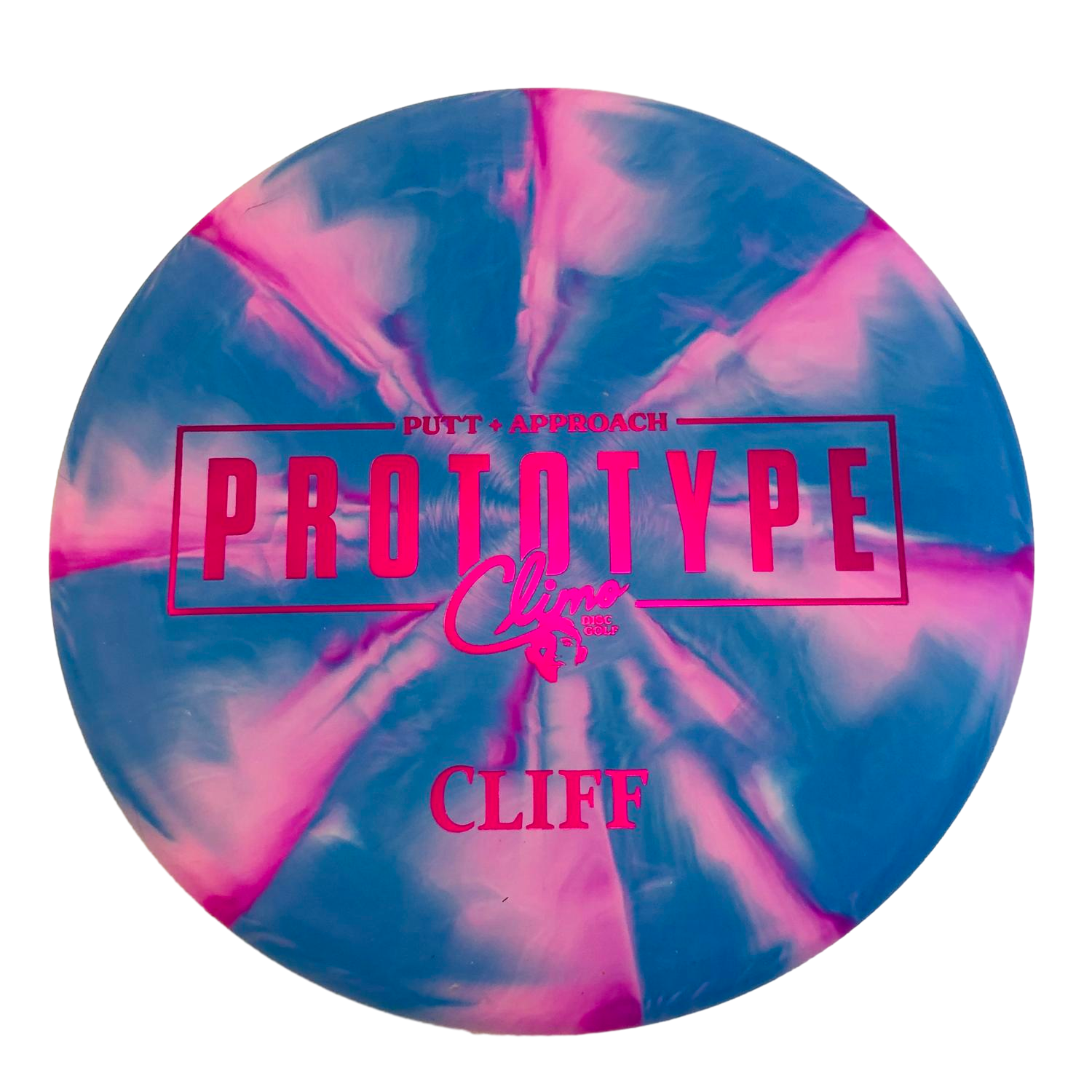 Climo Disc Golf Prototype Cliff Blue-Pink