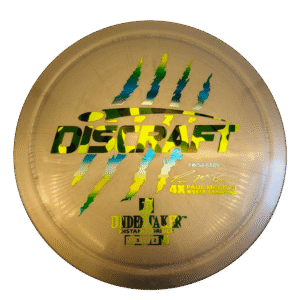 Ti Undertaker - Paul McBeth 4x - Titanium - First Run Silver, disc golf disc, fairway, stable