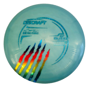 Swirl ESP Buzzz - Paul McBeth - 5x Signature Series Claw Teal, disc golf disc, midrange, stable