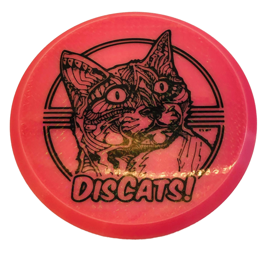 Deuz Disc Golf Milestone - Beadless PDGA approved Putter - DisCats Limited Edition Pink