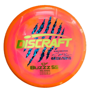 ESP Swirl Buzzz SS - Paul McBeth 6x Claw - Worlds 2026 Edition Orange