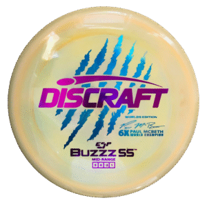 ESP Swirl Buzzz SS - Paul McBeth 6x Claw - Worlds 2026 Edition Yellow