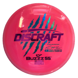 ESP Swirl Buzzz SS - Paul McBeth 6x Claw - Worlds 2026 Edition Pink
