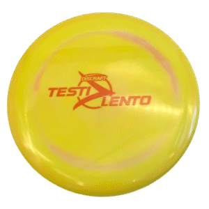 Swirl ESP Caliber – Seppo Paju Captain’s Caliber - Test Flight -Testilento Yellow Discraft ESP Caliber, Captains caliber, Discraft Caliber, Paju Caliber Overstable putter, overstable throwing putter