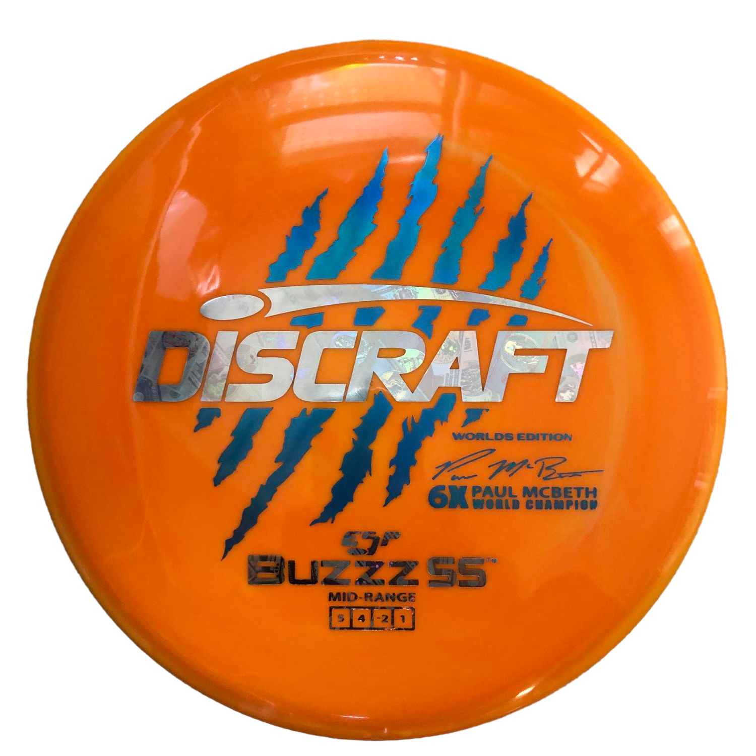 Swirl ESP Buzzz SS - Paul McBeth 6x-Claw - 2026 Worlds Edition Orange
