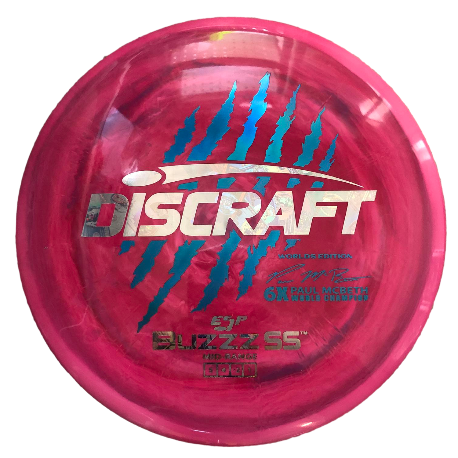Swirl ESP Buzzz SS - Paul McBeth 6x-Claw - 2026 Worlds Edition Red