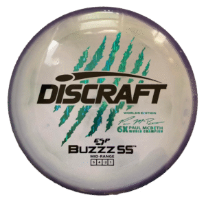 Swirl ESP Buzzz SS - Paul McBeth 6x-Claw - 2026 Worlds Edition Turquoise-purple
