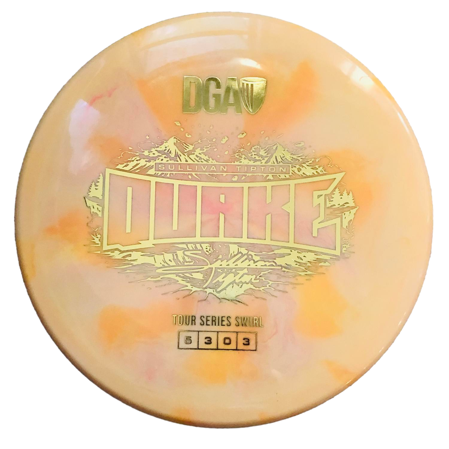 DGA Swirl Quake - Sullivan Tipton 2026 Tour Series Orange
