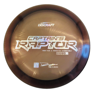 Discraft Special Blend Z Raptor - First Run Captain's Raptor (173-174g) Brown-black