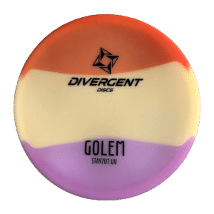 Divergent Discs Stayput UV Golem Disc Golf Disc multicolor