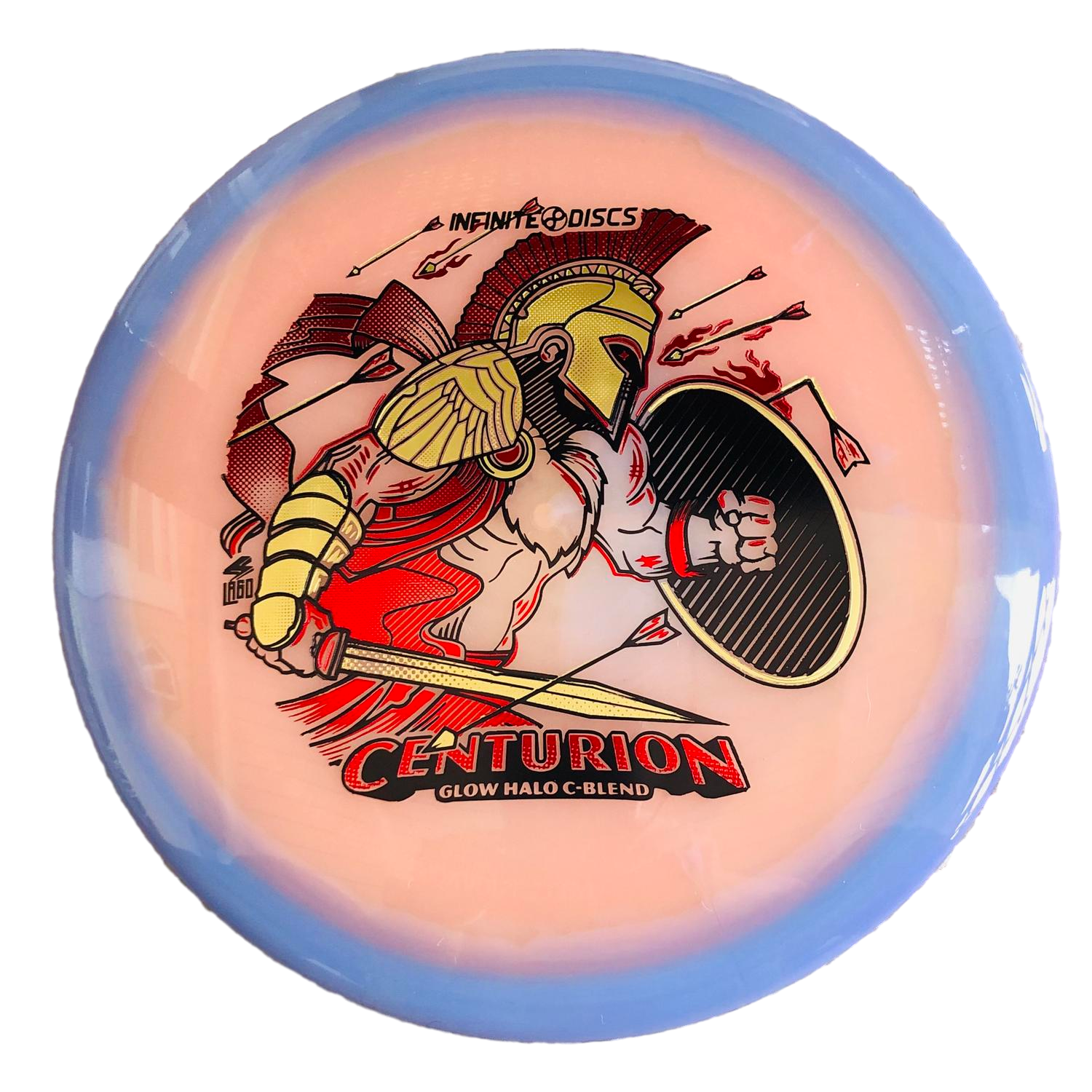 Infinite Discs Centurion Disc Golf Disc Glow Orange
