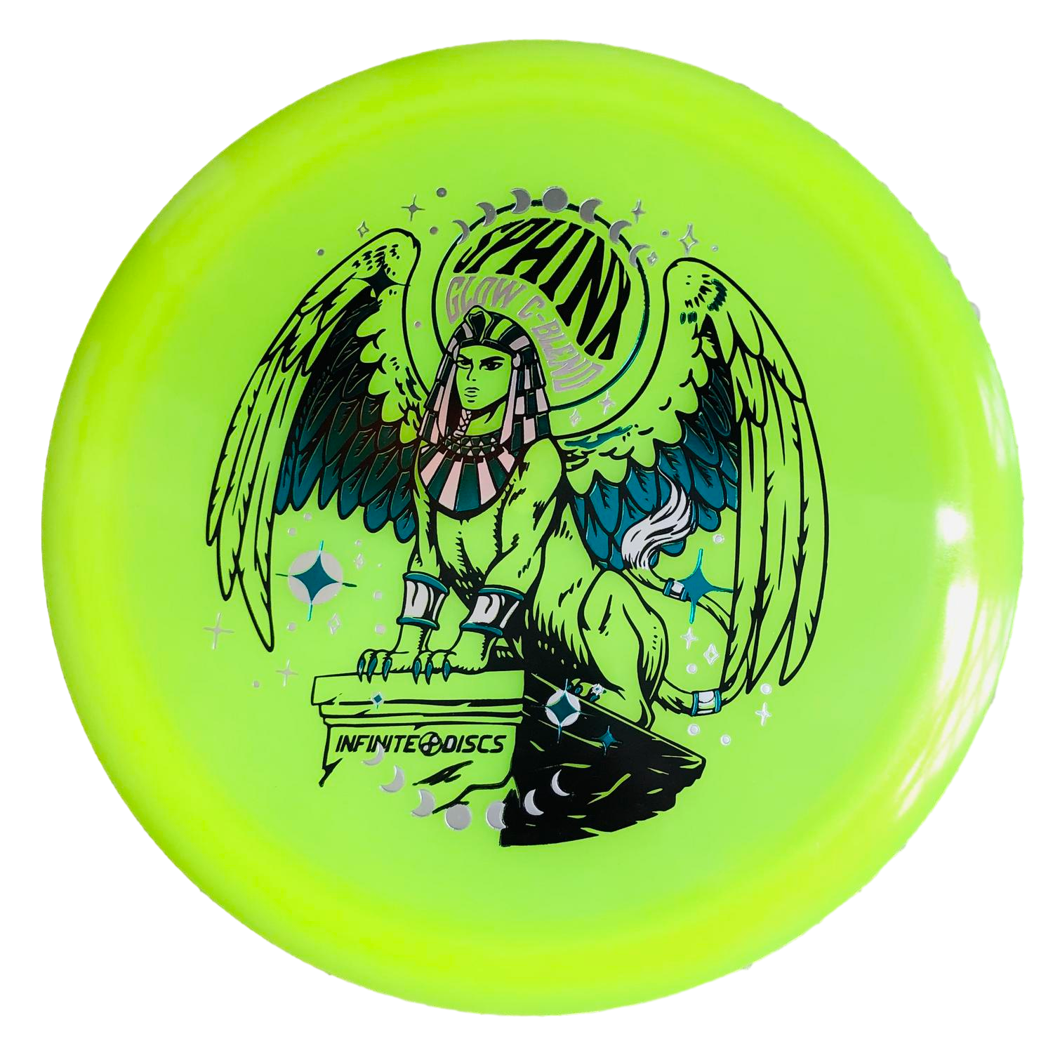 Infinite Discs C-Blend Glow Sphinx Disc Golf Disc Lime