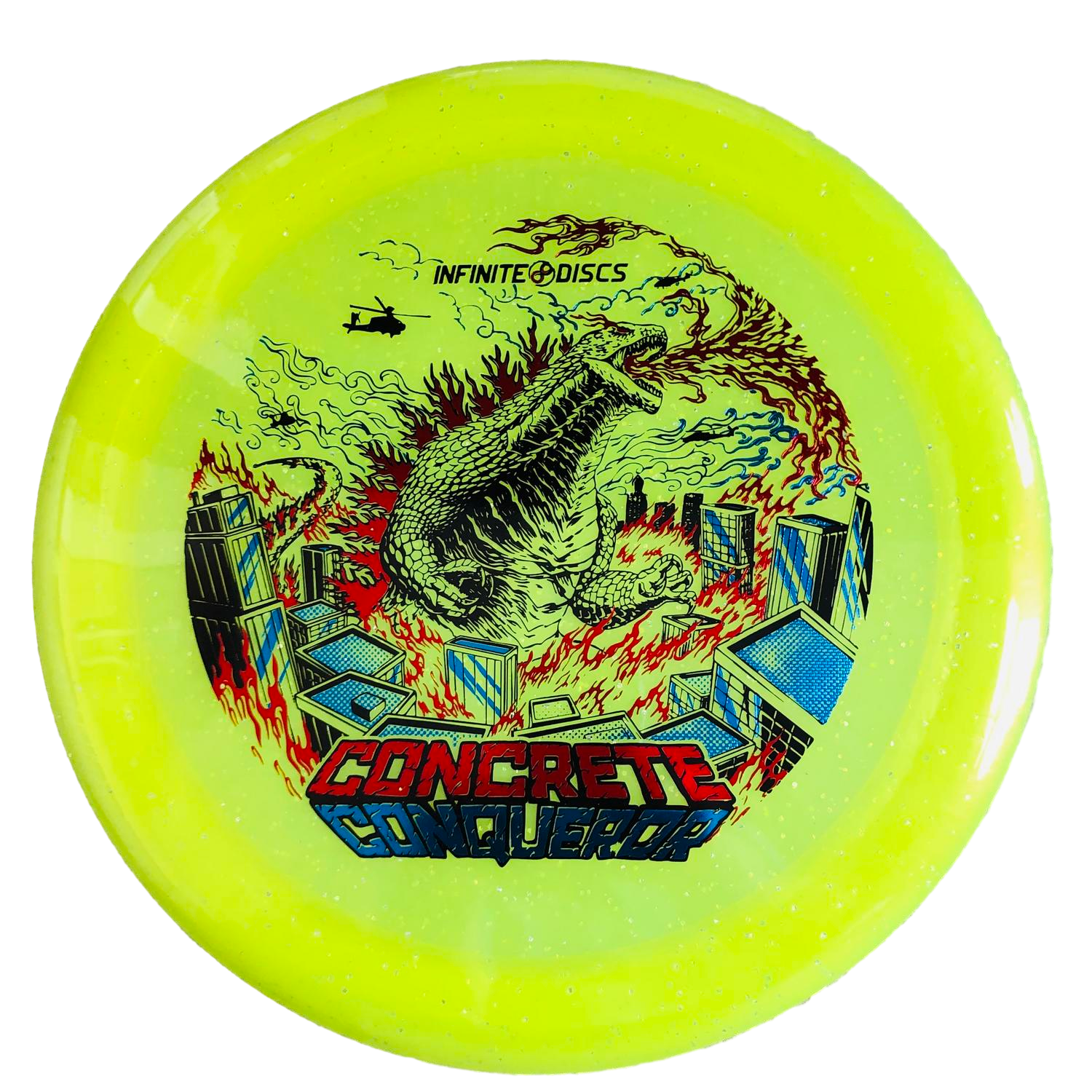 Infinite Discs Concrete Conqueror Yellow