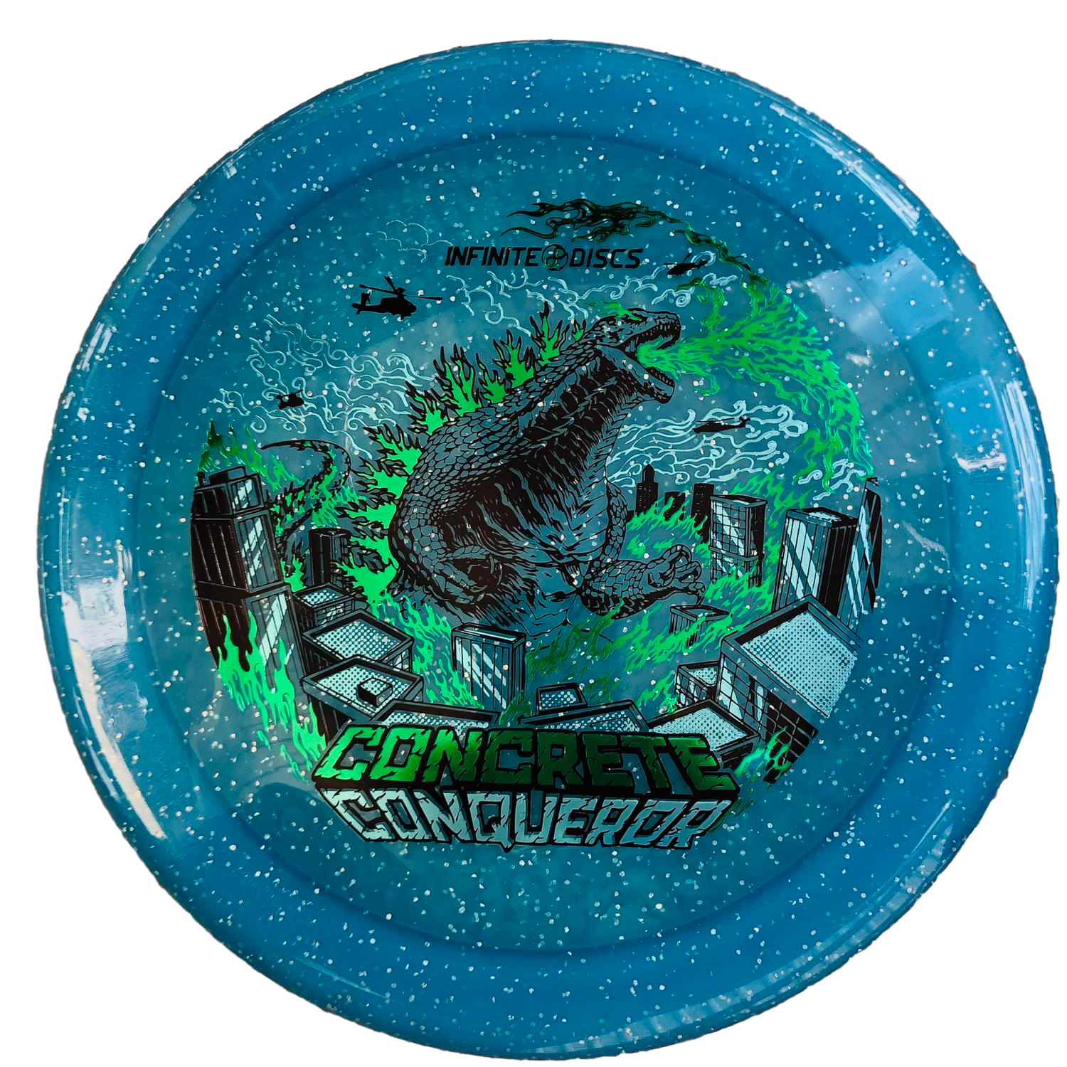 Infinite Discs Concrete Conqueror Teal