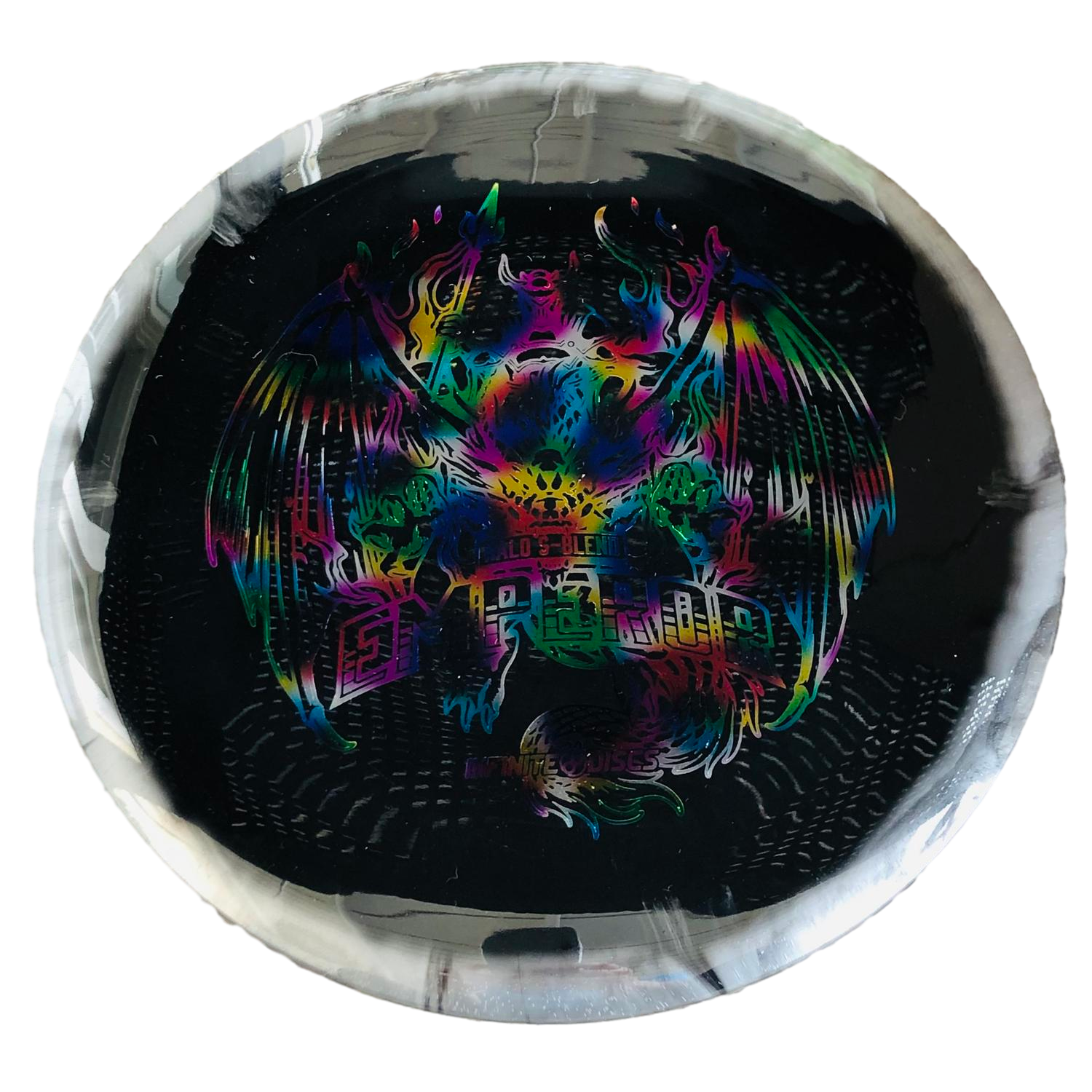 Infinite Discs Halo S-Blend Emperor Disc Golf Disc Black-gray