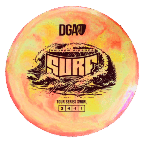 DGA Swirl Surf - Andrew Miranda 2026 Tour Series Orange-yellow