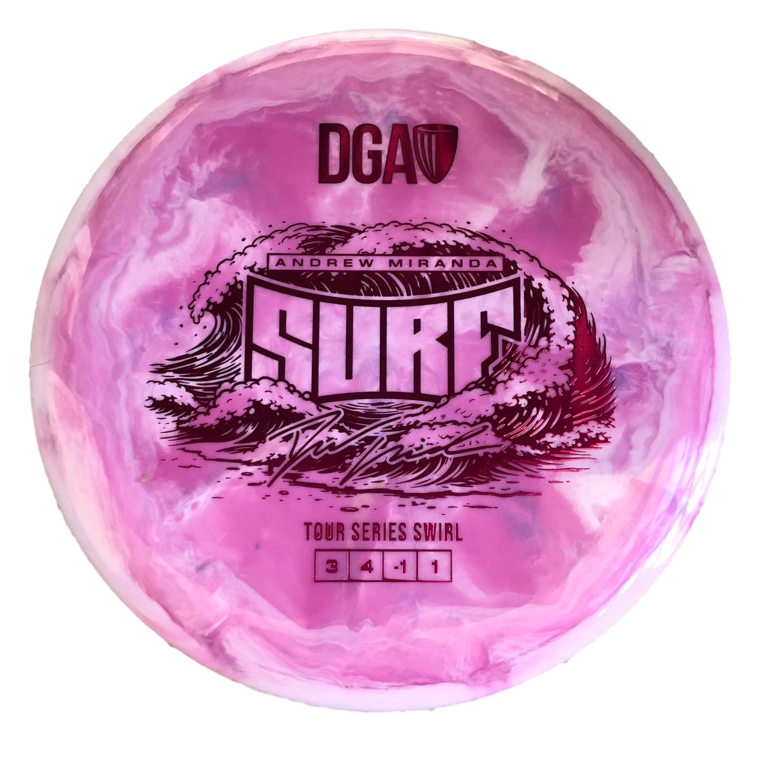 DGA Swirl Surf - Andrew Miranda 2026 Tour Series Purple