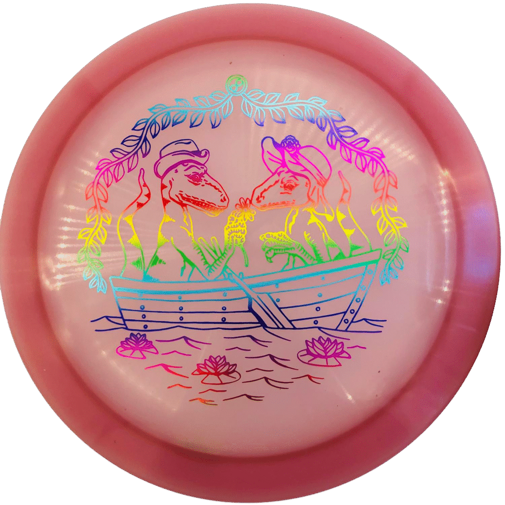 Discraft Z Glo Raptor (Raptors in Love) Pink