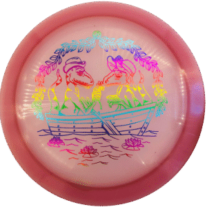 Discraft Z Glo Raptor (Raptors in Love) Pink