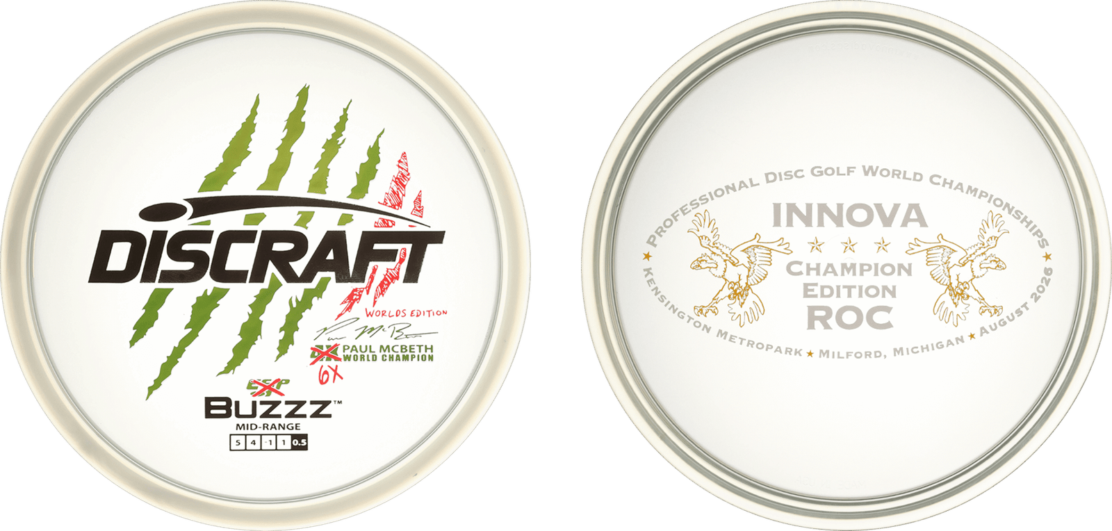 2026 WORLDS Edition Collector Set - Discraft Buzzz and Innova Roc (Available 28.8.) - Image 11