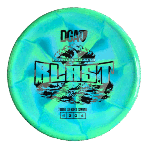 DGA Swirl Blast 2026 Tour Series Disc Golf Disc Turquoise-green