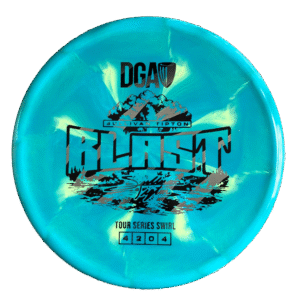 DGA Swirl Blast 2026 Tour Series Disc Golf Disc Turquoise