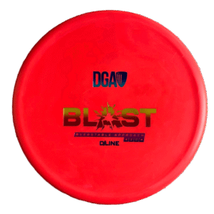 DGA D-line Blast Disc Golf Disc Red