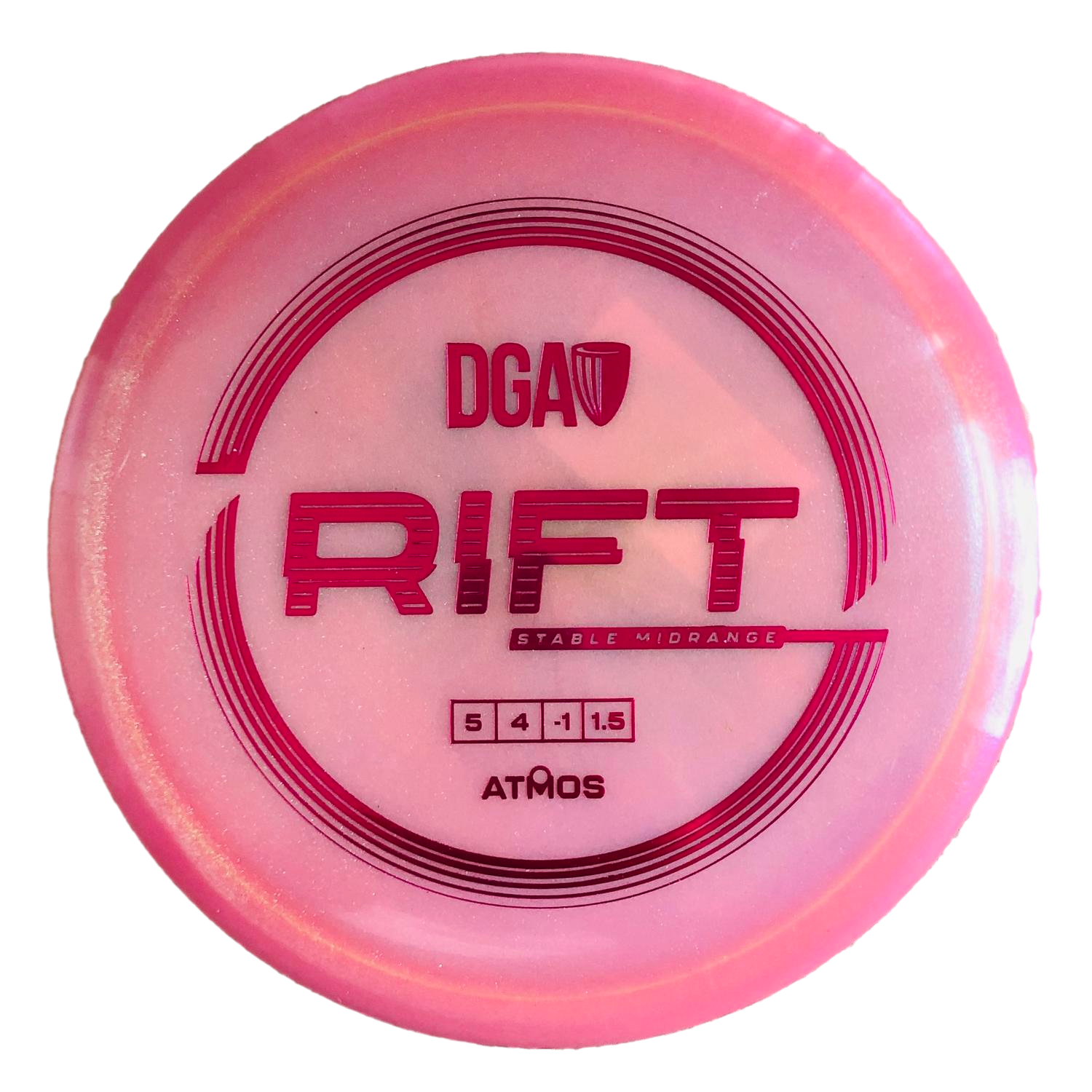 DGA Rift Disc Golf Disc Pink