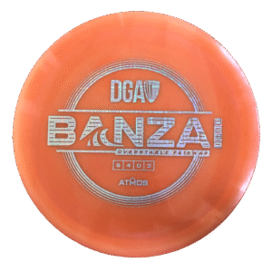 DGA Banzai Disc Golf Disc Orange