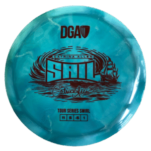 DGA Swirl Sail - Catrina Allen 2026 Tour Series - Disc Golf Disc Teal