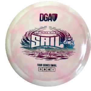 DGA Swirl Sail - Catrina Allen 2026 Tour Series - Disc Golf Disc Pink