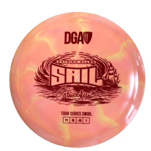 DGA Swirl Sail - Catrina Allen 2026 Tour Series - Disc Golf Disc Pink