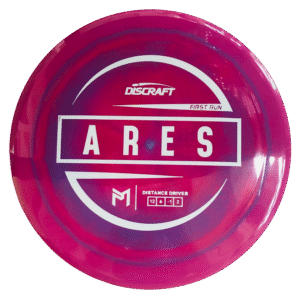 Discraft Swirly ESP Ares - Paul McBeth First Run - Disc Golf Disc Pink-purple