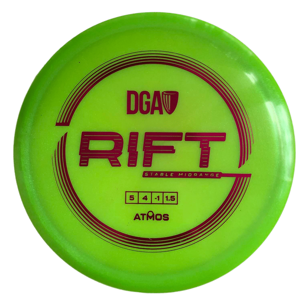 DGA Rift Disc Golf Disc Lime-green